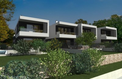 Contessa Residence 3., new building with swimming pool, Novigrad Istria