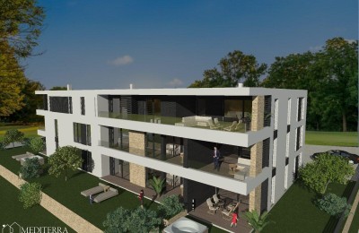 Apartment S1 im Empfangsbereich eines modernen Neubaus, Novigrad Istrien