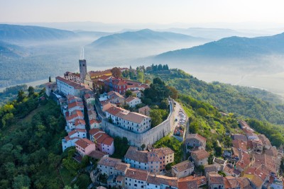 Attractive Building Land with a View of the Sea and Motovun