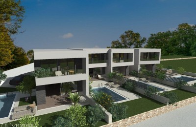Contessa Residence 4., nuova costruzione con piscina, Novigrad Istria